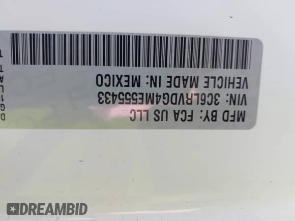 2021 Ram ProMaster Cargo с VIN 3C6LRVDG4ME555433, выставлен на аукционе IAAI как лот 43263620 с пробегом Не указан миль и . История ставок и продаж доступна на DreamBid. Изображение 9.