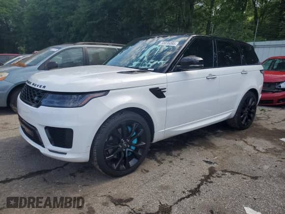 2022 Land Rover Range Rover Sport HST z VIN SALWS2RU4NA229832, wystawiony jako Copart lot #55836095 z przebiegiem 47 540 mil mil oraz Szkoda całkowita • Salvage title. Historia ofert i sprzedaży dostępna na DreamBid. Obrazek 1.