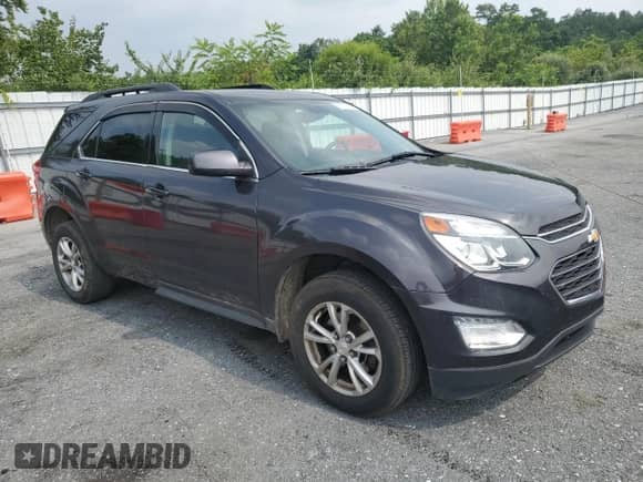 2016 Chevrolet Equinox LT with VIN 2GNFLFEK0G6101174, listed as a Copart auction lot 68111385 with 92,436 mi miles and Salvage title. Bid and sale history available at DreamBid. Image 4.