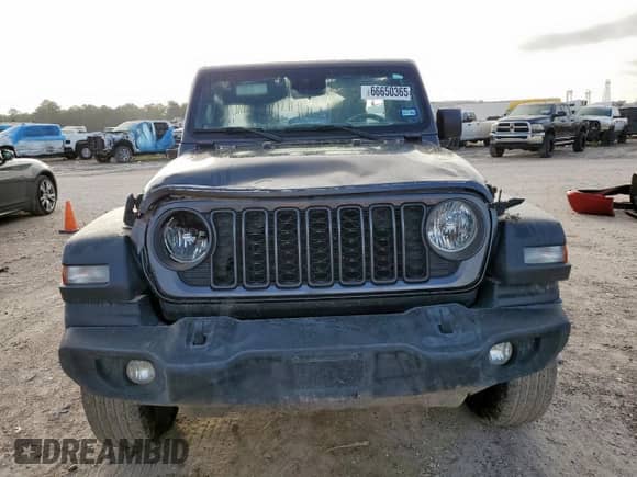 2024 Jeep Wrangler Sport S с VIN 1C4PJXDN0RW133023, выставлен на аукционе Copart как лот 66650365 с пробегом 31 782 миль миль и Списание • Salvage title. История ставок и продаж доступна на DreamBid. Изображение 5.