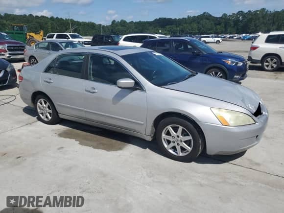 2004 Honda Accord EX with VIN 1HGCM668X4A045143, listed as a Copart auction lot 67016295 with 215,880 mi miles and Salvage title. Bid and sale history available at DreamBid. Image 4.