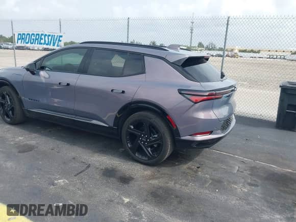 2024 Chevrolet Equinox EV RS с VIN 3GN7DSRP8RS296056, выставлен на аукционе IAAI как лот 42430055 с пробегом 6 694 миль миль и . История ставок и продаж доступна на DreamBid. Изображение 3.