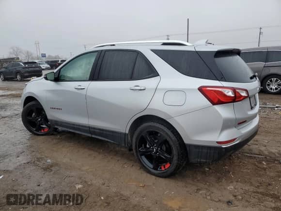 2021 Chevrolet Equinox Premier with VIN 2GNAXNEV6M6100612, listed as a Copart auction lot 44238035 with 41,539 mi miles and Salvage title. Bid and sale history available at DreamBid. Image 2.