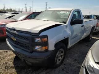 2014 Chevrolet Silverado 1500 Work Truck z VIN 1GCNCPEH8EZ291984, wystawiony jako Copart lot #66678875 z przebiegiem 189 691 mil mil oraz Szkoda całkowita • Salvage title. Historia ofert i sprzedaży dostępna na DreamBid. Obrazek 1.