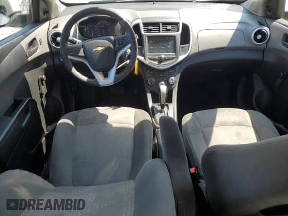 2017 Chevrolet Sonic LT with VIN 1G1JG6SH1H4166224, listed as a Copart auction lot 65697505 with 106,509 mi miles and Salvage title. Bid and sale history available at DreamBid. Image 8.