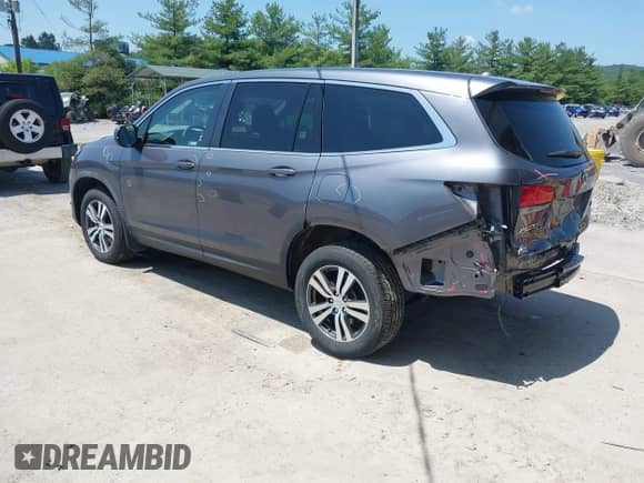 2018 Honda Pilot EX-L z VIN 5FNYF6H68JB037653, wystawiony jako IAAI lot #42556559 z przebiegiem 40 028 mil mil oraz . Historia ofert i sprzedaży dostępna na DreamBid. Obrazek 3.