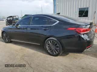 2015 Hyundai Genesis 3.8L z VIN KMHGN4JE3FU071370, wystawiony jako Copart lot #68129914 z przebiegiem 131 112 mil mil oraz Szkoda całkowita • Salvage title. Historia ofert i sprzedaży dostępna na DreamBid. Obrazek 2.