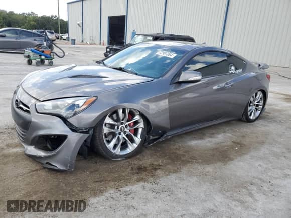2013 Hyundai Genesis Coupe Track z VIN KMHHU6KJ0DU099347, wystawiony jako Copart lot #72997064 z przebiegiem 63 769 mil mil oraz Szkoda całkowita • Salvage title. Historia ofert i sprzedaży dostępna na DreamBid. Obrazek 1.