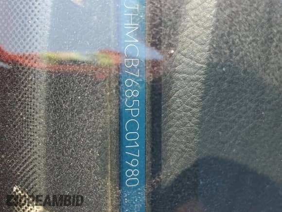 1993 Honda Accord с VIN JHMCB7685PC017980, выставлен на аукционе Copart как лот 80196175 с пробегом 62 510 миль миль и Списание • Salvage title. История ставок и продаж доступна на DreamBid. Изображение 12.