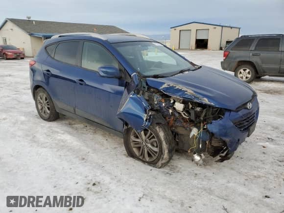 2015 Hyundai Tucson SE z VIN KM8JUCAG8FU008981, wystawiony jako Copart lot #41673225 z przebiegiem 65 401 mil mil oraz Szkoda całkowita • Salvage title. Historia ofert i sprzedaży dostępna na DreamBid. Obrazek 4.