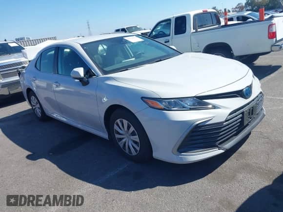 2022 Toyota Camry Hybrid LE with VIN 4T1C31AK1NU036253, listed as a IAAI auction lot 43313594 with 37,078 mi miles and . Bid and sale history available at DreamBid. Image 1.