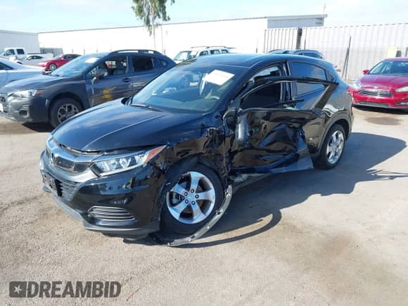 2022 Honda HR-V LX with VIN 3CZRU5H37NM730557, listed as a IAAI auction lot 43171104 with 22,373 mi miles and . Bid and sale history available at DreamBid. Image 2.