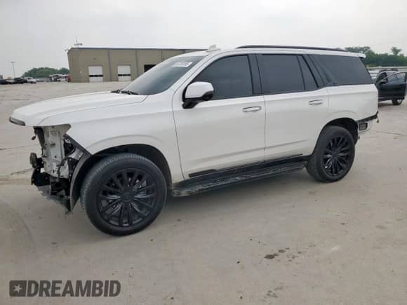 2022 Cadillac Escalade RWD Premium Luxury с VIN 1GYS3BKL2NR355879, выставлен на аукционе Copart как лот 56738155 с пробегом Не указан миль и Списание • Salvage title. История ставок и продаж доступна на DreamBid. Изображение 1.