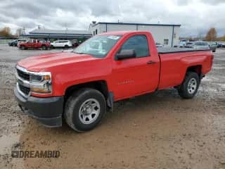 2016 Chevrolet Silverado 1500 Work Truck z VIN 1GCNKNEC5GZ165452, wystawiony jako Copart lot #89796095 z przebiegiem 35 490 mil mil oraz Szkoda całkowita • Salvage title. Historia ofert i sprzedaży dostępna na DreamBid. Obrazek 1.