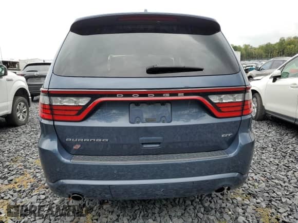 2021 Dodge Durango GT Plus with VIN 1C4RDJDG8MC661742, listed as a Copart auction lot 81049555 with 59,495 mi miles and Salvage title. Bid and sale history available at DreamBid. Image 6.