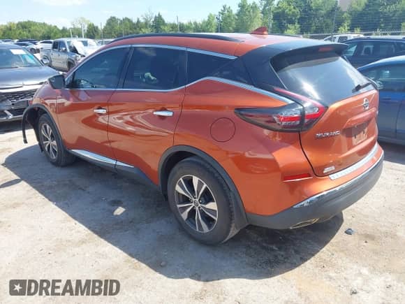 2019 Nissan Murano SL with VIN 5N1AZ2MJ2KN165350, listed as a IAAI auction lot 42994025 with 40,141 mi miles and . Bid and sale history available at DreamBid. Image 3.