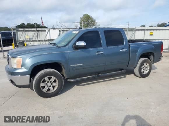 2007 GMC Sierra 1500 SLT with VIN 2GTEC13J671569831, listed as a Copart auction lot 54976755 with 240,511 mi miles and Salvage title. Bid and sale history available at DreamBid. Image 1.