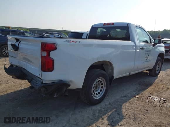 2021 Chevrolet Silverado 1500 Work Truck with VIN 3GCNYAEK2MG372018, listed as a IAAI auction lot 42472925 with 61,758 mi miles and . Bid and sale history available at DreamBid. Image 4.