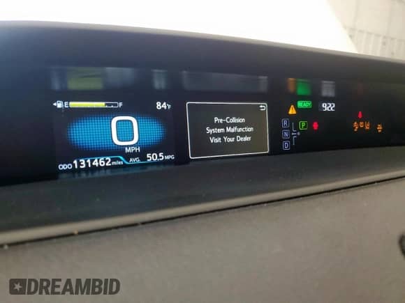 2022 Toyota Prius Nightshade with VIN JTDKAMFU3N3172536, listed as a Copart auction lot 84072835 with 131,462 mi miles and Clean title. Bid and sale history available at DreamBid. Image 9.