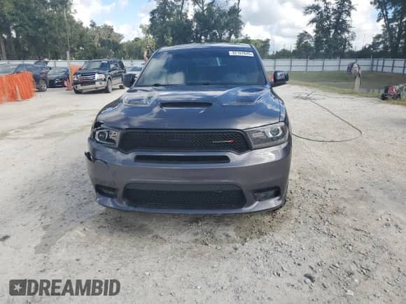 2018 Dodge Durango R/T with VIN 1C4SDHCT4JC231811, listed as a Copart auction lot 82167645 with 185,059 mi miles and Salvage title. Bid and sale history available at DreamBid. Image 5.