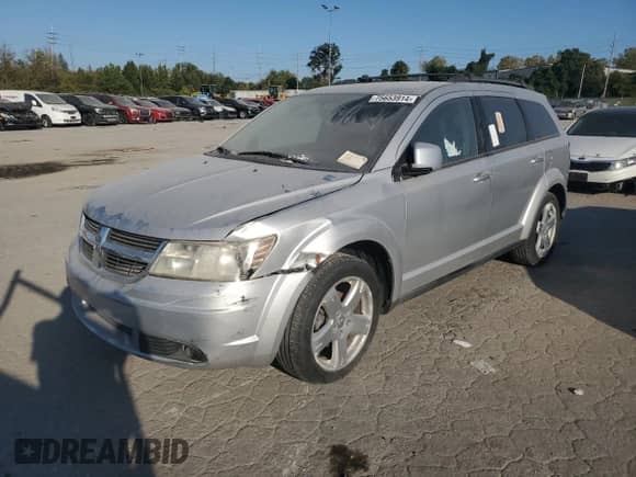 2010 Dodge Journey SXT with VIN 3D4PH5FV1AT169572, listed as a Copart auction lot 75653914 with Not provided miles and Clean title. Bid and sale history available at DreamBid. Image 1.