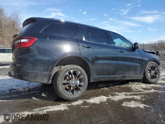 2025 Dodge Durango GT Plus with VIN 1C4RDJDG1SC504275, listed as a Copart auction lot 44205795 with 1,350 mi miles and Salvage title. Bid and sale history available at DreamBid. Image 3.