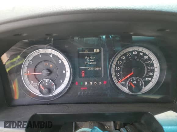 2013 Ram 1500 Tradesman with VIN 1C6RR6KT2DS519320, listed as a Copart auction lot 50817424 with 239,416 mi miles and Salvage title. Bid and sale history available at DreamBid. Image 9.