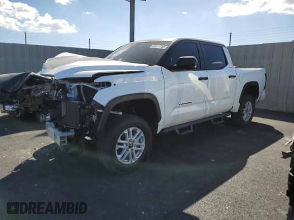 2024 Toyota Tundra SR5 with VIN 5TFLA5DBXRX211195, listed as a Copart auction lot 85317785 with 5,711 mi miles and Salvage title. Bid and sale history available at DreamBid. Image 1.