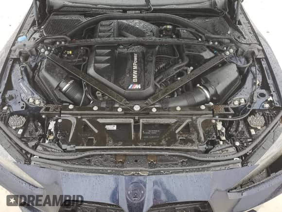 2022 BMW M3 Competition xDrive with VIN WBS43AY00NFM14007, listed as a Copart auction lot 44983285 with Not provided miles and Salvage title. Bid and sale history available at DreamBid. Image 12.