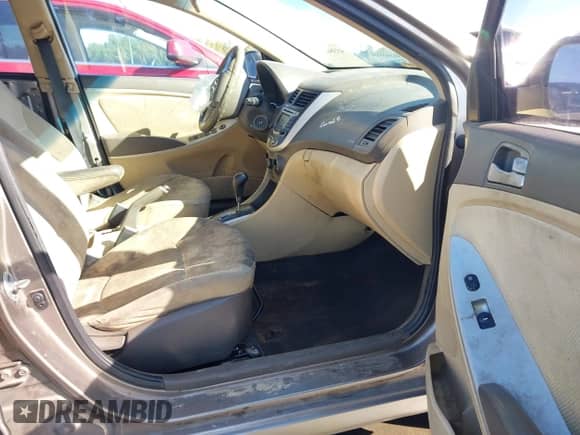 2013 Hyundai Accent GLS with VIN KMHCT4AE8DU390734, listed as a IAAI auction lot 43384475 with 246,173 mi miles and . Bid and sale history available at DreamBid. Image 5.