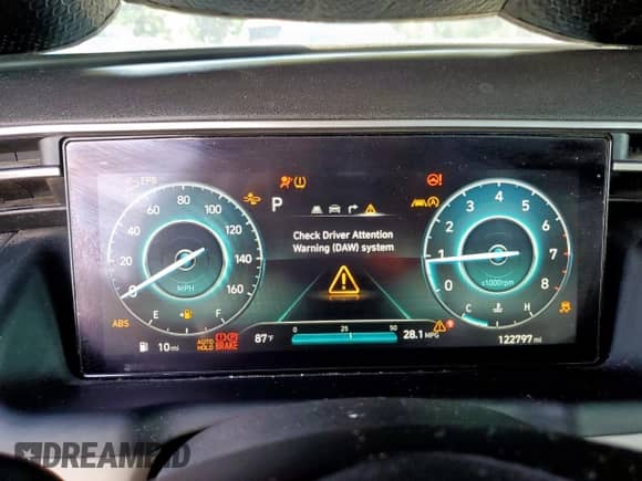 2022 Hyundai Tucson Limited with VIN 5NMJE3AE9NH029540, listed as a Copart auction lot 68401815 with 122,797 mi miles and Salvage title. Bid and sale history available at DreamBid. Image 9.