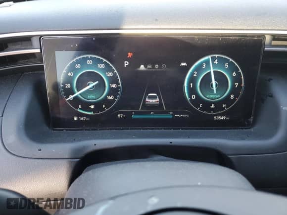 2022 Hyundai Santa Cruz SEL с VIN 5NTJCDAE2NH015267, выставлен на аукционе Copart как лот 79953324 с пробегом 53 549 миль миль и На запчасти • Non repairable. История ставок и продаж доступна на DreamBid. Изображение 9.