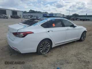 2016 Hyundai Genesis 3.8L с VIN KMHGN4JE1GU106988, выставлен на аукционе Copart как лот 81979695 с пробегом 51 608 миль миль и Списание • Salvage title. История ставок и продаж доступна на DreamBid. Изображение 3.