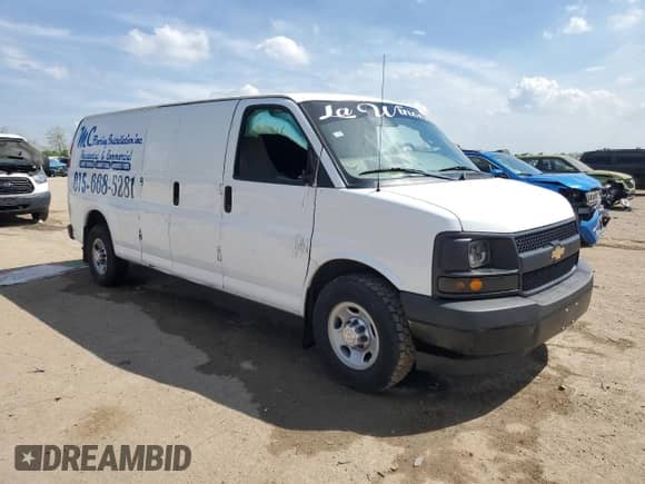 2017 Chevrolet Express Cargo с VIN 1GCZGHFG4H1307974, выставлен на аукционе Copart как лот 56925625 с пробегом 146 424 миль миль и Списание • Salvage title. История ставок и продаж доступна на DreamBid. Изображение 4.