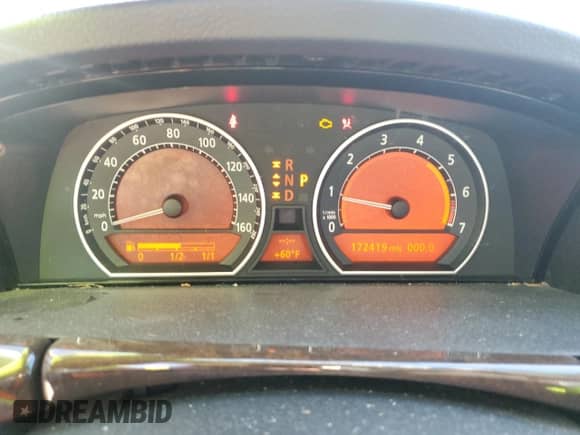 2004 BMW 7 Series 745Li with VIN WBAGN63444DS47874, listed as a Copart auction lot 88582125 with 172,419 mi miles and Clean title. Bid and sale history available at DreamBid. Image 9.