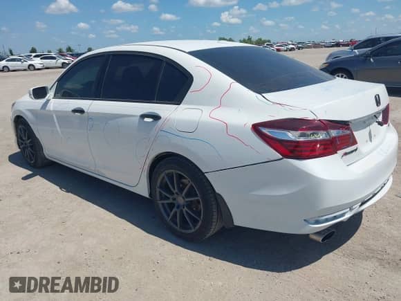 2017 Honda Accord EX-L with VIN 1HGCR3F83HA020204, listed as a IAAI auction lot 43001283 with 140,686 mi miles and . Bid and sale history available at DreamBid. Image 3.