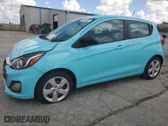 2021 Chevrolet Spark LS with VIN KL8CB6SA3MC740154, listed as a Copart auction lot 64508555 with 205,549 mi miles and Salvage title. Bid and sale history available at DreamBid. Image 1.