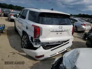 2021 Hyundai Palisade Calligraphy с VIN KM8R7DHE2MU266740, выставлен на аукционе Copart как лот 59047984 с пробегом 37 387 миль миль и Списание • Salvage title. История ставок и продаж доступна на DreamBid. Изображение 6.
