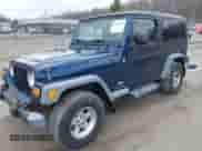 2005 Jeep Wrangler with VIN 1J4FA44585P364417, listed as a IAAI auction lot 42028538 with 206,545 mi miles and . Bid and sale history available at DreamBid. Image 2.