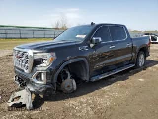 2021 GMC Sierra 1500 Denali with VIN 3GTP8FED2MG437800, listed as a Copart auction lot 45085035 with 50,109 mi miles and Clean title. Bid and sale history available at DreamBid. Image 1.