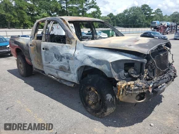 2008 Dodge 2500 SLT with VIN 3D7KS28A78G114957, listed as a Copart auction lot 65509035 with Not provided miles and Non repairable. Bid and sale history available at DreamBid. Image 4.