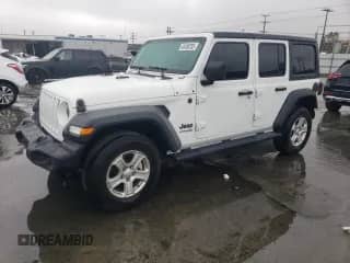 2022 Jeep Wrangler Unlimited Sport S с VIN 1C4HJXDN1NW150976, выставлен на аукционе Copart как лот 45183705 с пробегом 41 765 миль миль и Списание • Salvage title. История ставок и продаж доступна на DreamBid. Изображение 1.