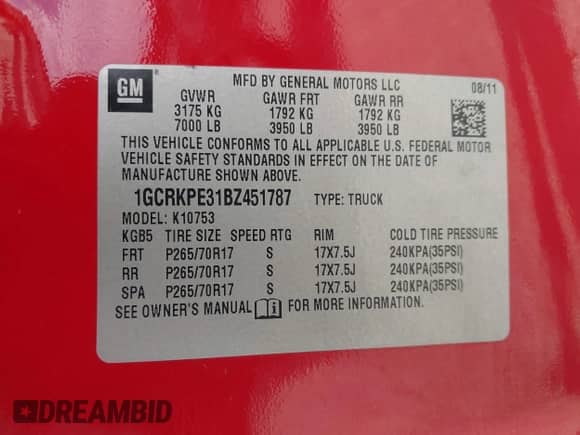 2011 Chevrolet Silverado 1500 Work Truck с VIN 1GCRKPE31BZ451787, выставлен на аукционе IAAI как лот 43498785 с пробегом 198 331 миль миль и . История ставок и продаж доступна на DreamBid. Изображение 9.