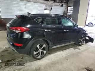 2018 Hyundai Tucson Limited z VIN KM8J3CA23JU813304, wystawiony jako Copart lot #86651605 z przebiegiem 128 587 mil mil oraz Szkoda całkowita • Salvage title. Historia ofert i sprzedaży dostępna na DreamBid. Obrazek 3.