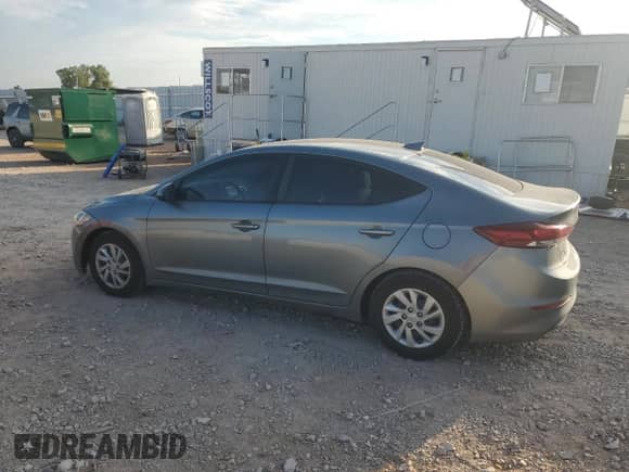 2017 Hyundai Elantra SE with VIN KMHD74LF7HU385240, listed as a Copart auction lot 82530595 with 123,559 mi miles and Clean title. Bid and sale history available at DreamBid. Image 2.