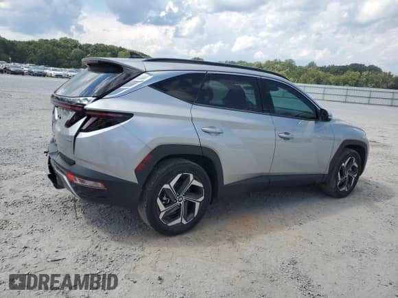 2022 Hyundai Tucson Limited with VIN 5NMJECAE9NH104687, listed as a Copart auction lot 71448905 with 33,059 mi miles and Salvage title. Bid and sale history available at DreamBid. Image 3.