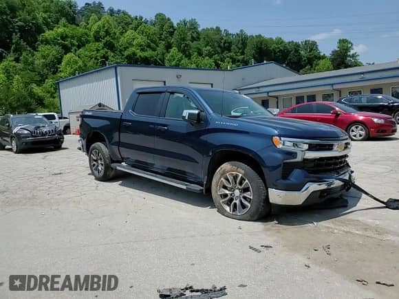 2022 Chevrolet Silverado 1500 LT with VIN 1GCPDDEK7NZ567068, listed as a Copart auction lot 59895415 with 49,321 mi miles and Salvage title. Bid and sale history available at DreamBid. Image 13.