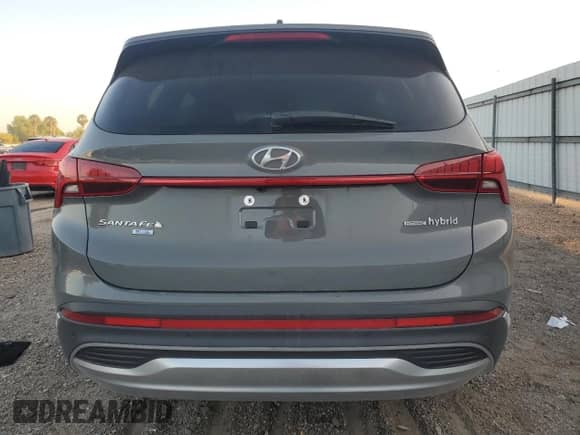 2023 Hyundai Santa Fe Blue with VIN 5NMS2DA11PH023024, listed as a Copart auction lot 52204065 with 10,074 mi miles and Salvage title. Bid and sale history available at DreamBid. Image 6.