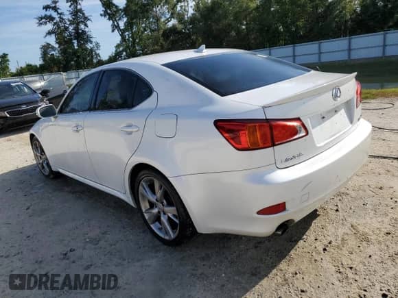 2010 Lexus IS 250 with VIN JTHBF5C20A5119090, listed as a Copart auction lot 80610705 with 174,839 mi miles and Clean title. Bid and sale history available at DreamBid. Image 2.