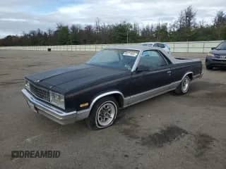 1987 Chevrolet El Camino с VIN 3GCCW80Z5HS911597, выставлен на аукционе Copart как лот 80271965 с пробегом 49 102 миль миль и Чистый • Clean title. История ставок и продаж доступна на DreamBid. Изображение 1.